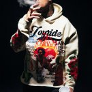 Vintage Angel Jesus Print Street Hoodie