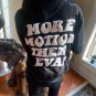 More Motion Then Eva Puff Print Hoodie