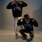 Y2KD Cross Print Zip Hoodie