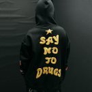 Say No To D***s Print Hoodie