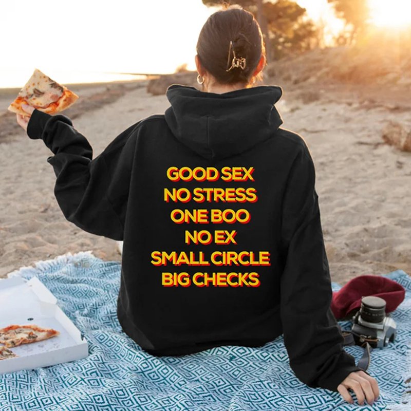 Women's Good Se* No Stress Print Hoodie