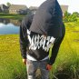 Front And Rear Print Pocket Hoodie