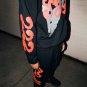 Puff Print Angel Setss Loose Hoodie