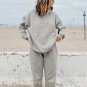 Peace Print Long Sleeve Hoodie