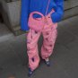 Graffiti-Print Washed Wide-Leg Pocket Jeans
