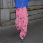 Graffiti-Print Washed Wide-Leg Pocket Jeans