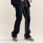 Men's Graffiti Splashed Ink Destroys Casual Retro Vibeo High Street Flared Jeans