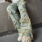 Men's\nRaw Edge High Street Boyfriend Street Denim Jeans