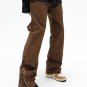 Men's High Street Brown Casual Retro Flared Jeans