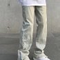 Casual Wash Zip Up Jeans