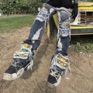 Men's High Street Sabotage Washed Embroidered Ripped Jeans