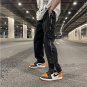 Casual Solid Color Zipper Pants