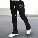 Street Straight Star Print Flared Trousers
