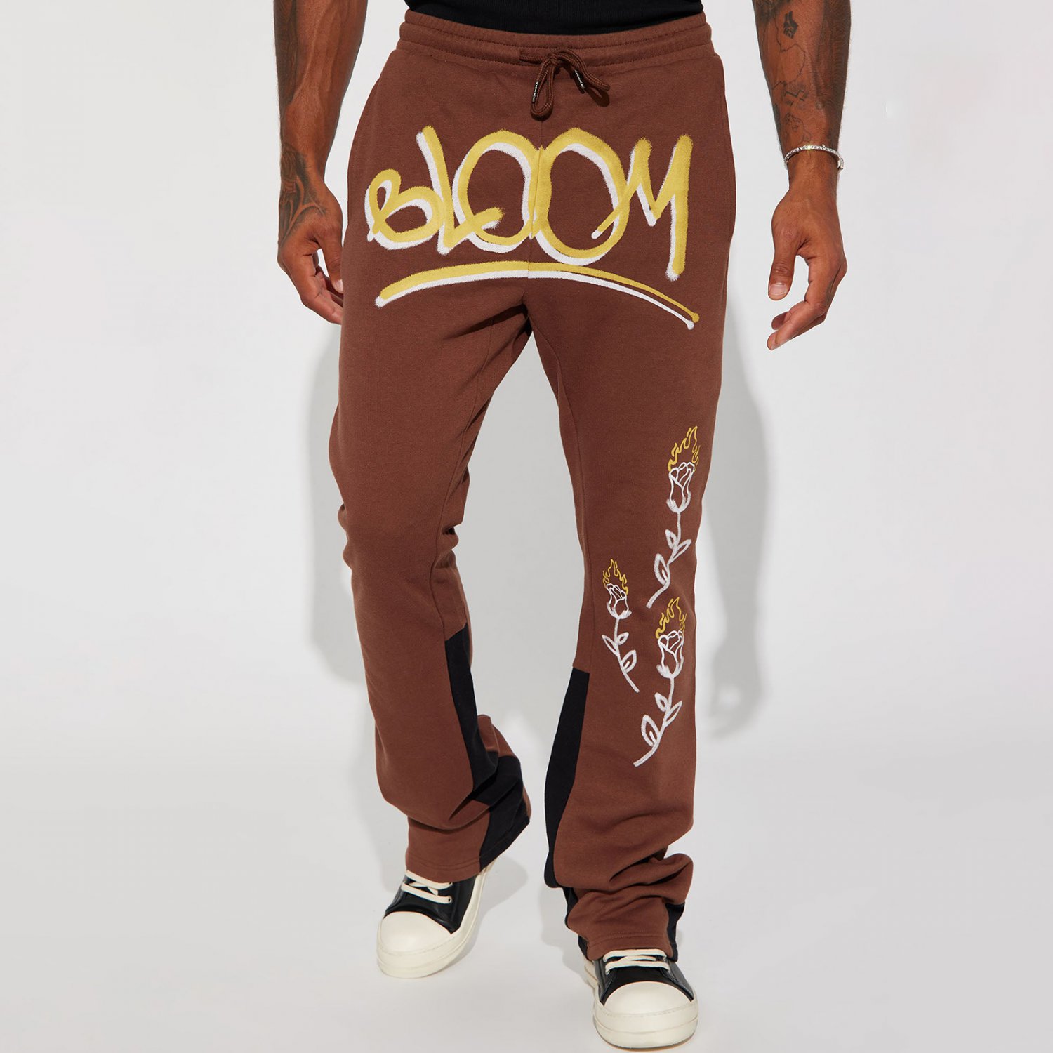 Rose Bloom Flare Sweatpant