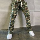 Personalized Street Style Fashion Loose Camouflage Flared Trousers