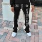 Men's Street Graphic Contrast Bootcut Sweatpants