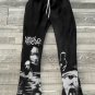 Artistic Portrait Print Street Casual Sweatpants