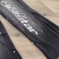 Black Vintage Mummy Hip-hop Stylish Washed Casual Flared Trousers