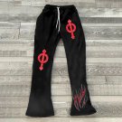 Personalized Contrasting Flame Print Men'S Trousers