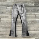 Angel Print Contrast Bootcut Sweatpants