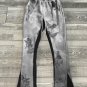 Angel Print Contrast Bootcut Sweatpants