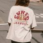 Surf Up Hawaii Print Loose T-shirt