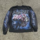 Hip Hop Vintage Brain Helmet Long Sleeve T-Shirt