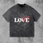 Vintage Lost& Spider Print Washed T-Shirt