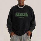 YESHUA Unisex Washed Long-Sleeved T-Shirt