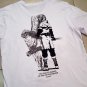 Swordsman Cartoon Letter Printing Short Sleeve T-Shirt