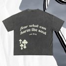 I Fear God Print Vintage Washed Short Sleeve T-Shirt