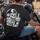 Men'S Have A Nice Day Skull\nPrint T-Shirt