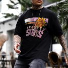 Oversized Phoenix Suns Print Short Sleeve T Shirt