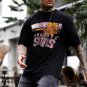 Oversized Phoenix Suns Print Short Sleeve T Shirt