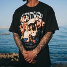 Vintage Virgin Mary Print Short Sleeve T-Shirt