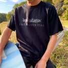 Christian Faith Over Fear Print Short Sleeve T-Shirt