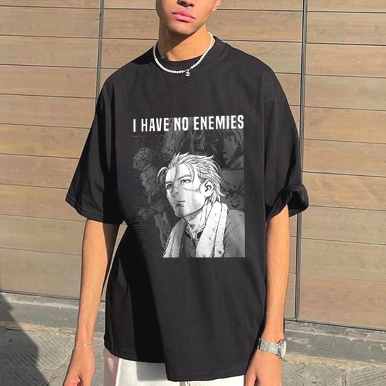 I Have No Enemies Printing Short Sleeve T-Shirt