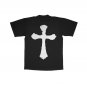 Black Angel Rosary And Cross Short Sleeve T-Shirt