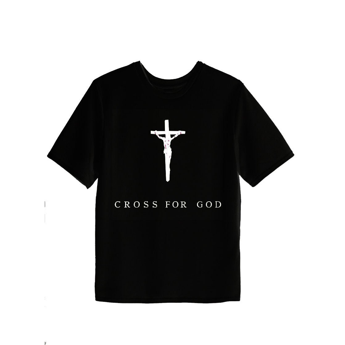 Cross Jesus For God Short Sleeve T-Shirt