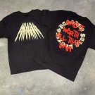 Front And Rear Irregular Printing Short Sleeve T-Shirt