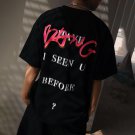 Puff Print Bang Alphabet Lose Shirt