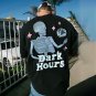 Puff Print Dark House Skull T-Shirt