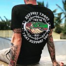 Men'S Support Thoes That Support Youe Snake Print T-Shirt