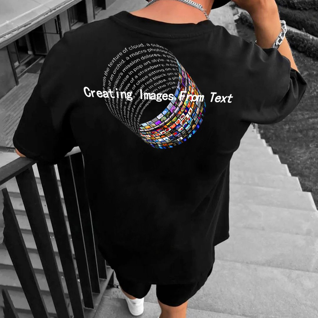 Creating Images From Text AI Painting Art T-Shirt