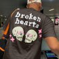 Puff Print Broken Hearts T-Shirt