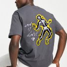 And Id I Don'T Skull Printed Short Sleeve T-Shirt