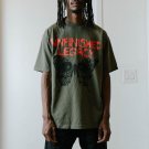 Death Stare In Army Green Short Sleeve T Shirt