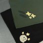 Space Trails Letter Printing Short Sleeve T-Shirt