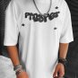 Puff Star Letter Print Short Sleeve T-Shirt
