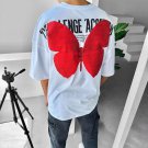 Red Butterfly Alphabet Short Sleeve T-Shirt